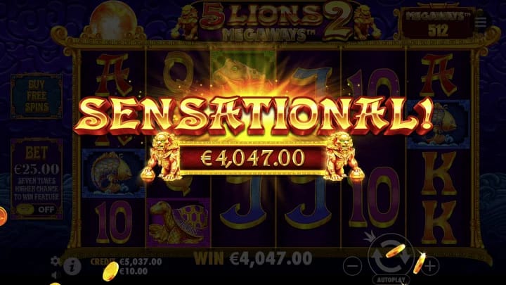 Gambling info site - 5 lions megaways 2